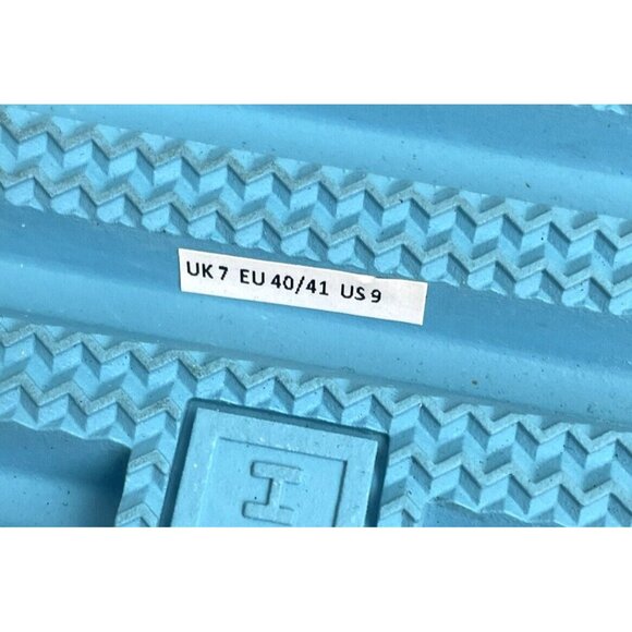 Hunter Original Leather Sandals Suede Sport Sky Blue Size 9 - Picture 5 of 12